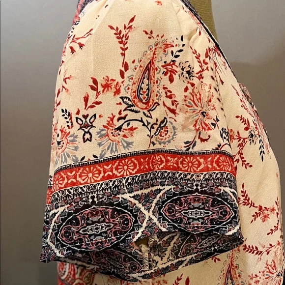 Knox Rose Multicolor Boho Blouse - Picture 7 of 8